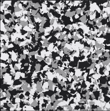Dark Grey flake epoxy sample
