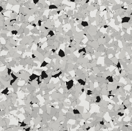 Light Grey flake epoxy sample