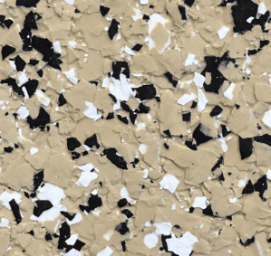 Tan flake epoxy sample