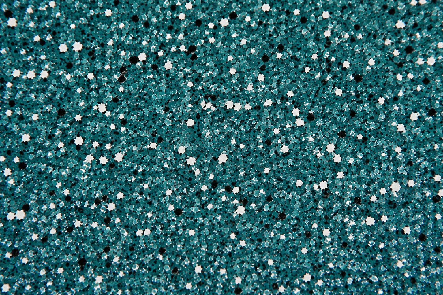 Teal flake epoxy sample